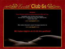 Tablet Screenshot of erotik-club-66.de